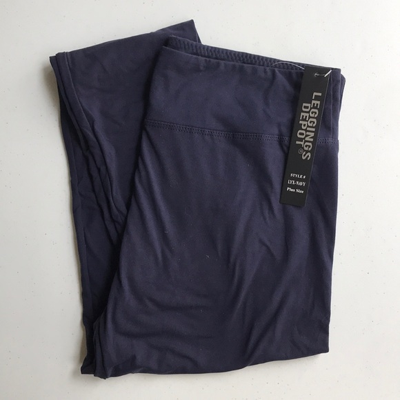 leggings depot Pants - Plus size navy leggings leggings depot Pants - Plus size navy leggings